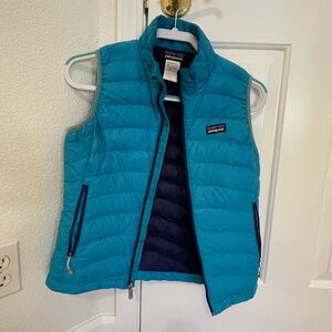 Patagonia Teal Puffer Vest